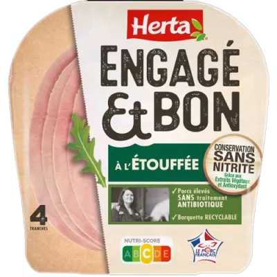 HERTA ENGAGE ET BON A l’étouffée x4 140g