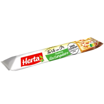 La pâte Feuilletée Rectangulaire HERTA TARTE EN OR PNG.png