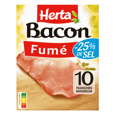 Bacon Fumé -25% de sel 