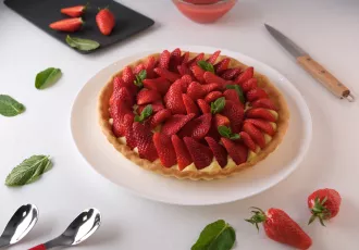 Tarte aux fraises