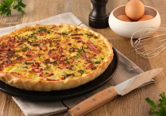 quiche poireaux lardons