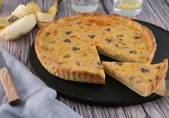 Tarte banane, citron