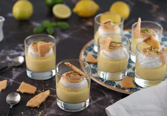 Verrine citron meringuée