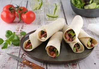 WRAP AU THON, LARDONS