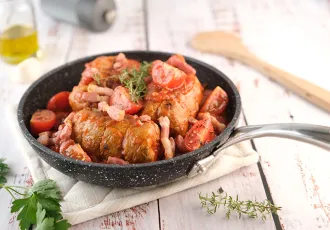 Paupiette de veau à la tomate 