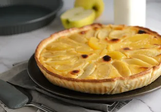 Tarte Flan aux pommes