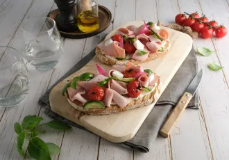 Tartine jambon