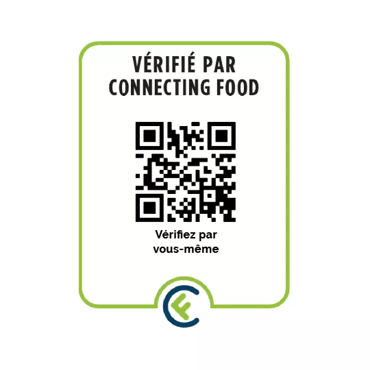 Vérifié par Connecting Food