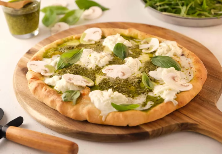 Pizza pesto