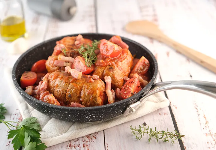 Paupiette de veau à la tomate 