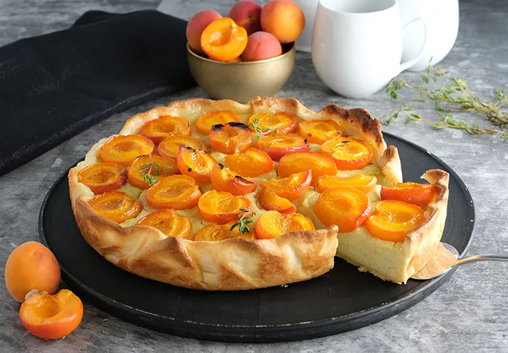 Tarte Flan abricots