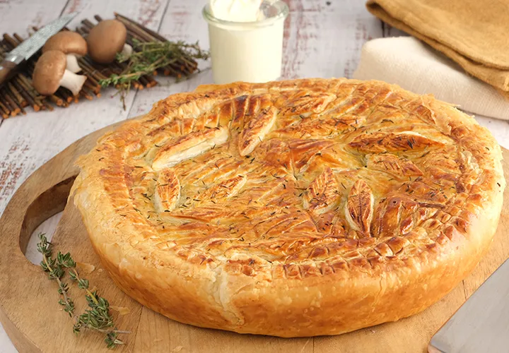 Tourte aux Champignons