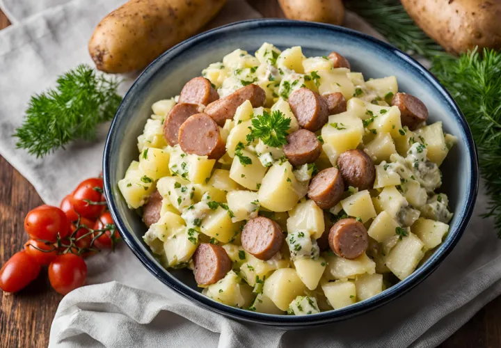 IA Salade de pommes de terre et cervelas 